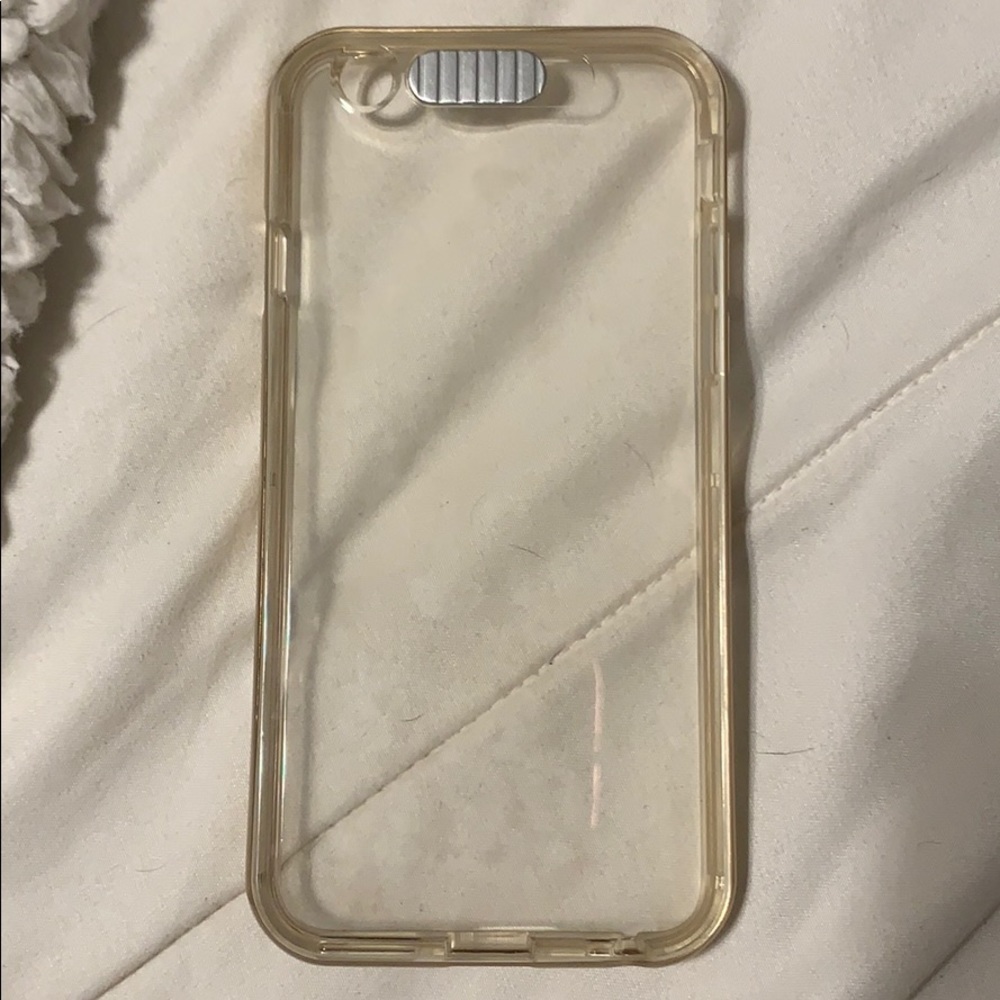 Clear iPhone 6 Case with Gold Edges